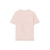 FILA Sports Leisure Large Logo Solid Color Cotton Printed Short Sleeve T-Shirt Unisex Tops Raspberry-Pink F51U228199FLP