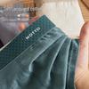 Men's A-Grade Antibacterial Pure Cotton Boxer Briefs, Plus Size, Breathable, Four-Corner Design
