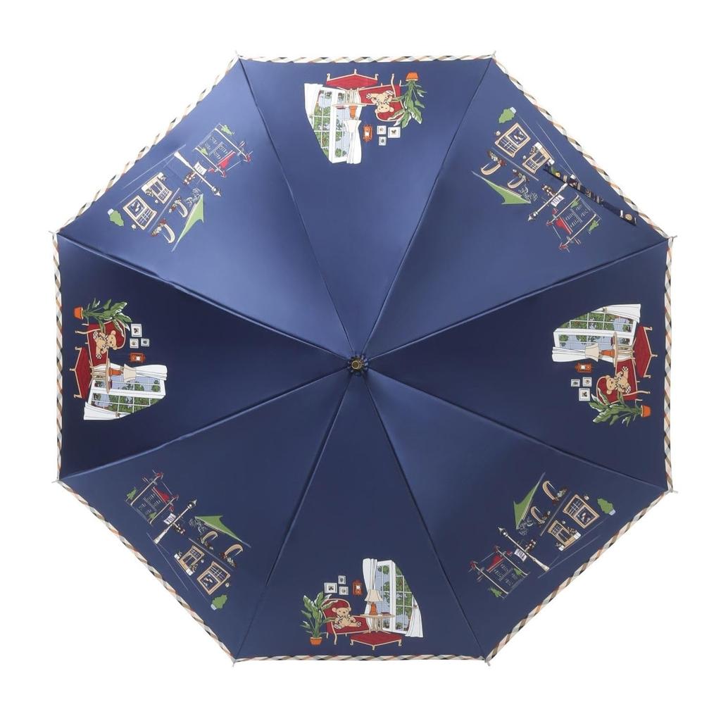 Moonbat Long Brand Perfect for Commuting and Bear Satin Blue "Dachshund" Women's Umbrella, Name, Durable, School, Print, 21-125-11275-00,