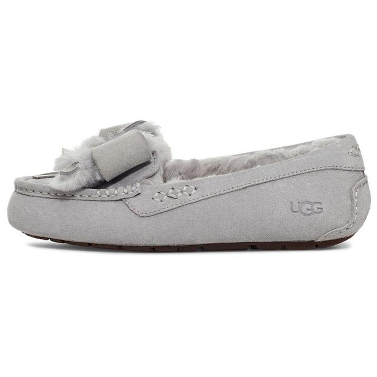 UGG Ansley Bow Slipper Light Grey Women s 1113470-LGRY 36
