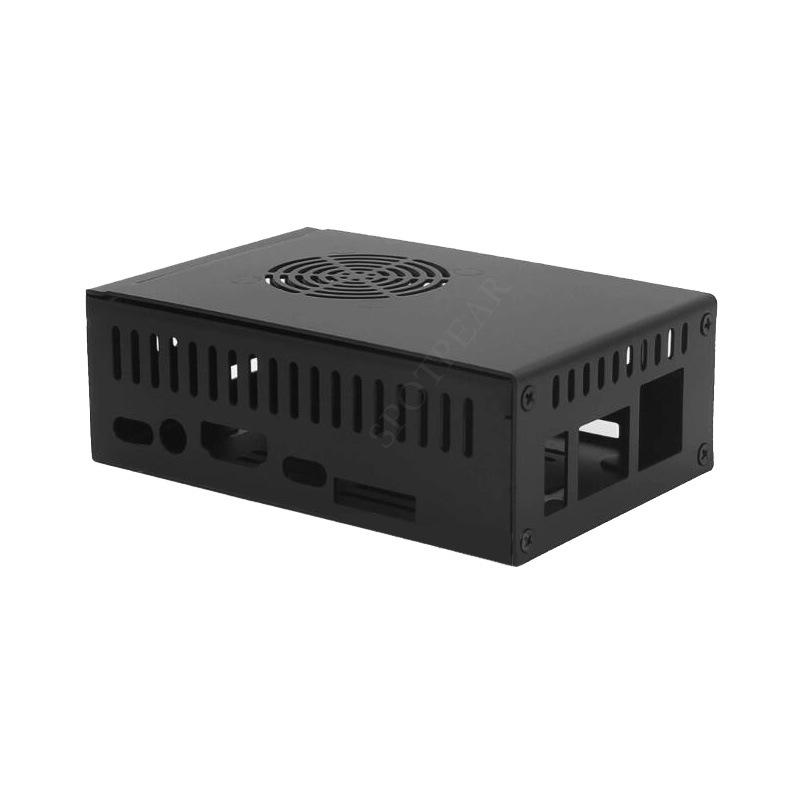 

Metal Case for Orange Pi 5/5B with Fan Option, Dual Cooling, Antenna, and Power Supply Compatibility