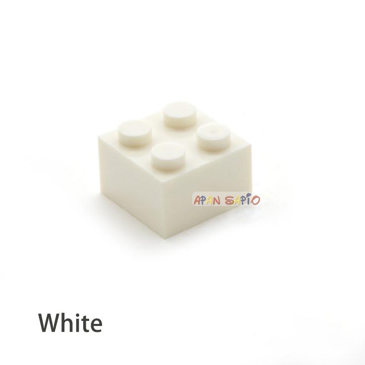 60pcs DIY Building Blocks Thick Figures Bricks 2x2 Dots Educational Creative Size Compatible With 3003 Plastic Toys for Children