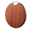 Eculcki Natural Antibacterial Ebony Cutting Board, Solid Wood for Home Use, All-Wood Cutting Board, Mold-Resistant Cutting Board, Sapele Wood Cutting