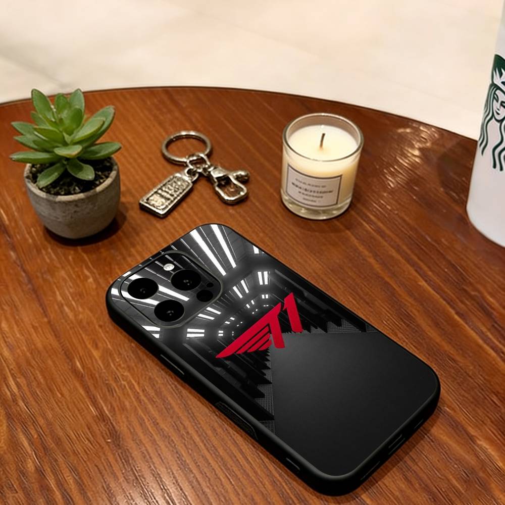 

Cool t-T1 E-gaming Design Phone Case For iPhone 17,16,15,14,13,12,11 Plus,Pro Max,XS,Soft Silicone Black Cover iPhone15Pro