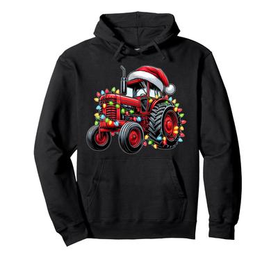 Tractor Truck Driver Agriculture Christmas Hat Christmas Hoodie