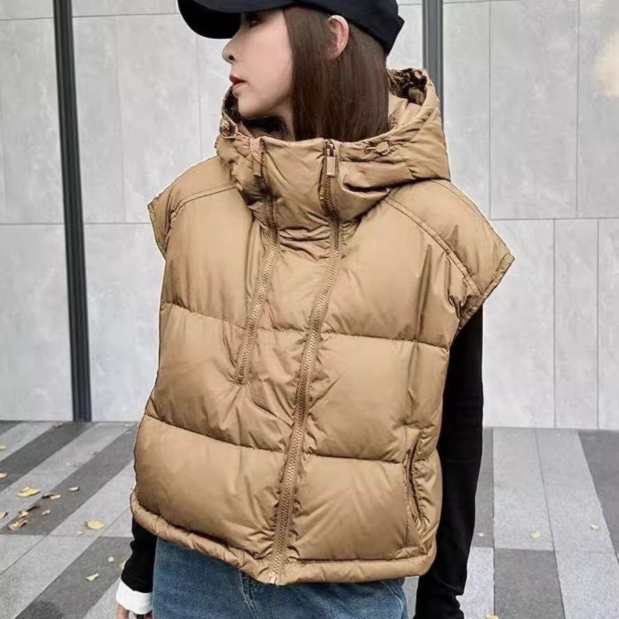 European products new design cotton vest women wear new winter thickened warm fashion foreign style vest