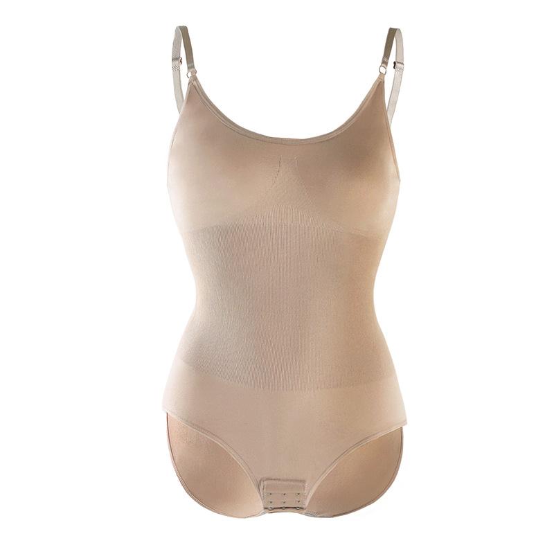 Women's Plus Size Postpartum Shapewear Seamless Bodysuit Tummy Control Butt Lifting Strappy XS-3XL