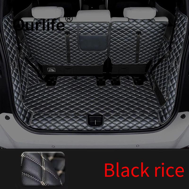 Car Trunk Mat For GAC Trumpchi M8 GN8 2026 2025 7SEATS PU leather trunk mat Custom Car Accessories Auto Interior Decoration