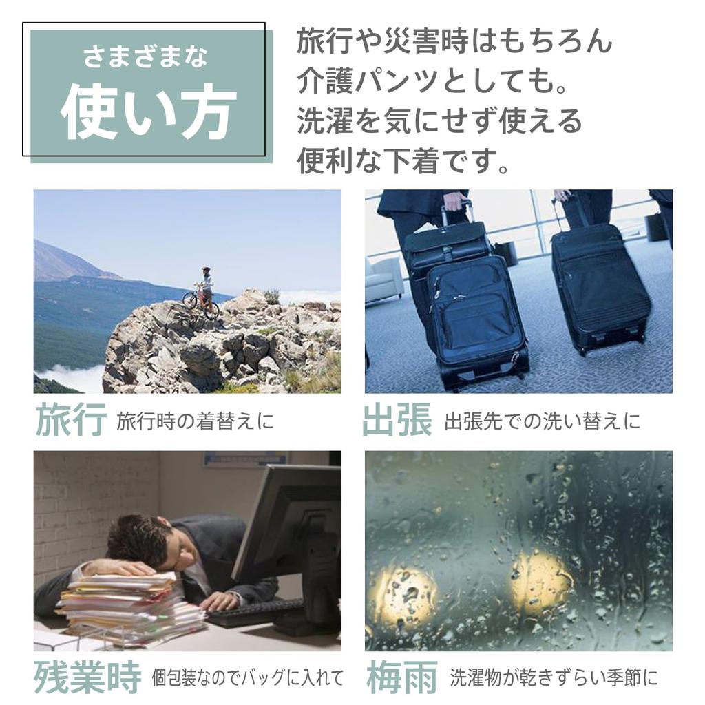 RONGUI Men's Disposable Boxer Briefs, 10-Pack, Travel-Friendly, 100% Cotton (JP, Alphabet, 4XL, Gray)