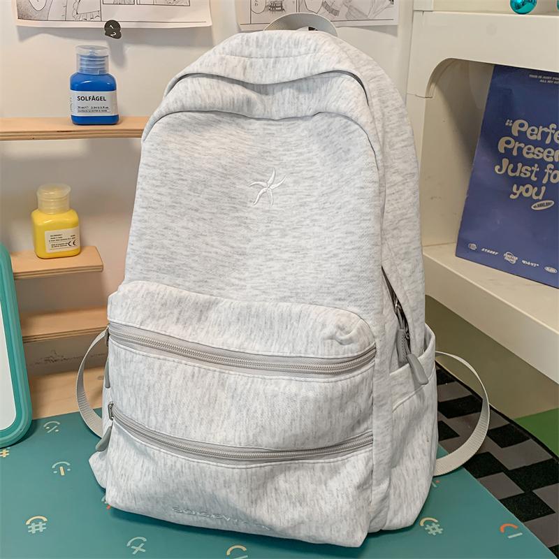 Schulrucksack für Mittelschülerinnen, bestickter Rucksack, leichter Reiserucksack