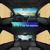 Magnetic Car Window Sunshade: Retractable Heat Insulation and Sun Protection Curtain