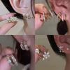 Trendy Korean Rhinestone Minimalist Earrings - New Women's Fashion & TikTok Style