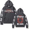 Vintage Bad Omens Funny Graphic Hoody Tour 2023 American Music Concert Hoodie Men Harajuku Hip Hop Rap Sweatshirt Y2k Streetwear