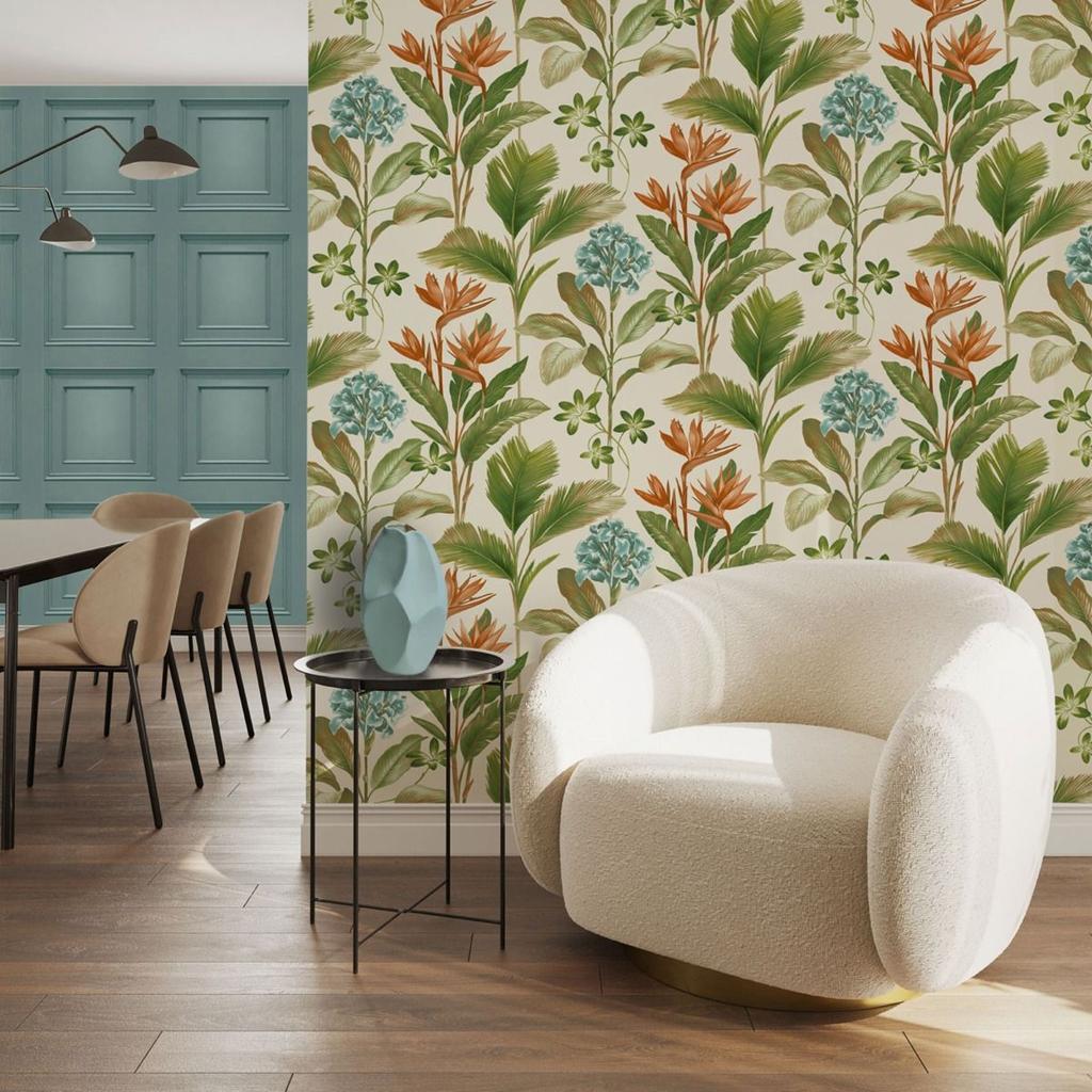Belgravia Oliana papel pintado floral