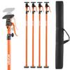 VEVOR Cabinet Jack Support Pole, 4-Pack, 125-291 Cm Steel Telescopic Quick Support Rod