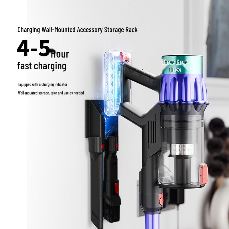 550W Cordless Vacuum Cleaner, 35kPa Suction, Perfect for Carpet and Pet Hair