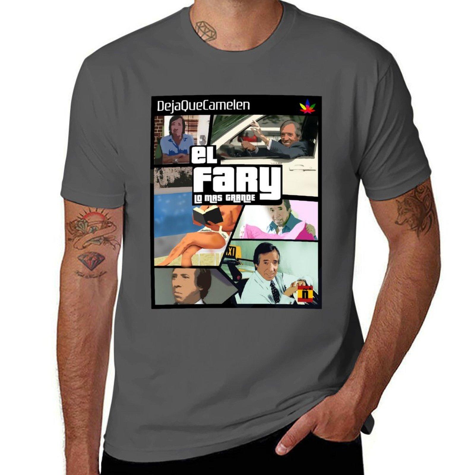 

El Fary Lo mas grande T-Shirt man t shirt designer man t shirt graphic cotton t shirts high quality T-Shirt 4XL