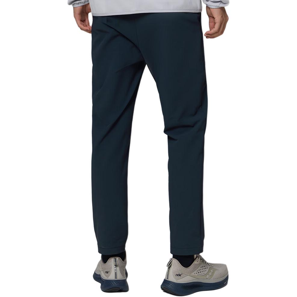 SAUCONY Urban Commuting Series Minimalist Woven Mid-Rise Zipper Thick Knit Sports Pants Men Pants Black SC2240054A-BK01