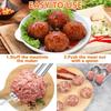 Kitchen 304 Stainless Steel Meatball Maker Tool Squeeze Fish Meatball Beef Meat Ball Round Meatball Tool Kitchen Poultry Tools