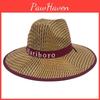 Letter Sun Straw Protection Hat With Breathable Fabric For Seniors Wear Outdoor