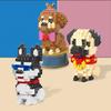 LULUFUN Dog Micro Block Animal Toys, Set of 6, Mini Blocks, Pet Dog Building Set, DIY Model, Gift for Men and Women, Birthday, Christmas, Cute