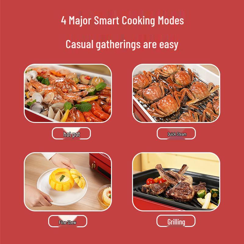 BRUNO BOE123 2nd Gen Multi-functional Electric Grill CN plug (adapter included)
