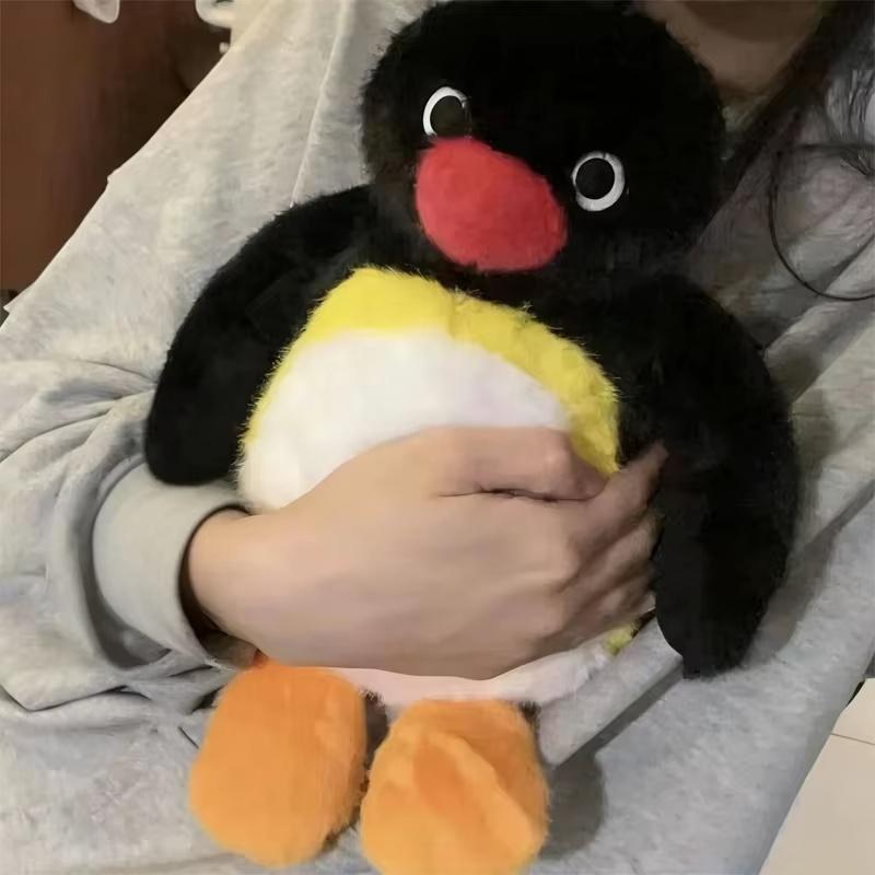 30cm Superpower Series Fluffy Penguin Plush Toy Cute Companion Comfort Doll Soft Pillow Room Sofa Decorative Cushion Gift