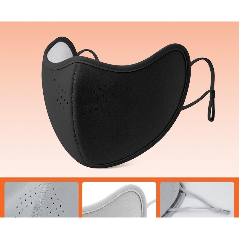 WinterWarmMaskGirls'High School AppearanceLevelBreathableHoleCyclingCold and WindProtectionEye-protecting Corner Australian Velvet Three-dimensional