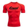 Camiseta de protección solar para surf de hombre, traje de buceo, protección contra erupciones, traje de baño, manga corta ajustada, natación, flotante, protección UV, traje de buceo