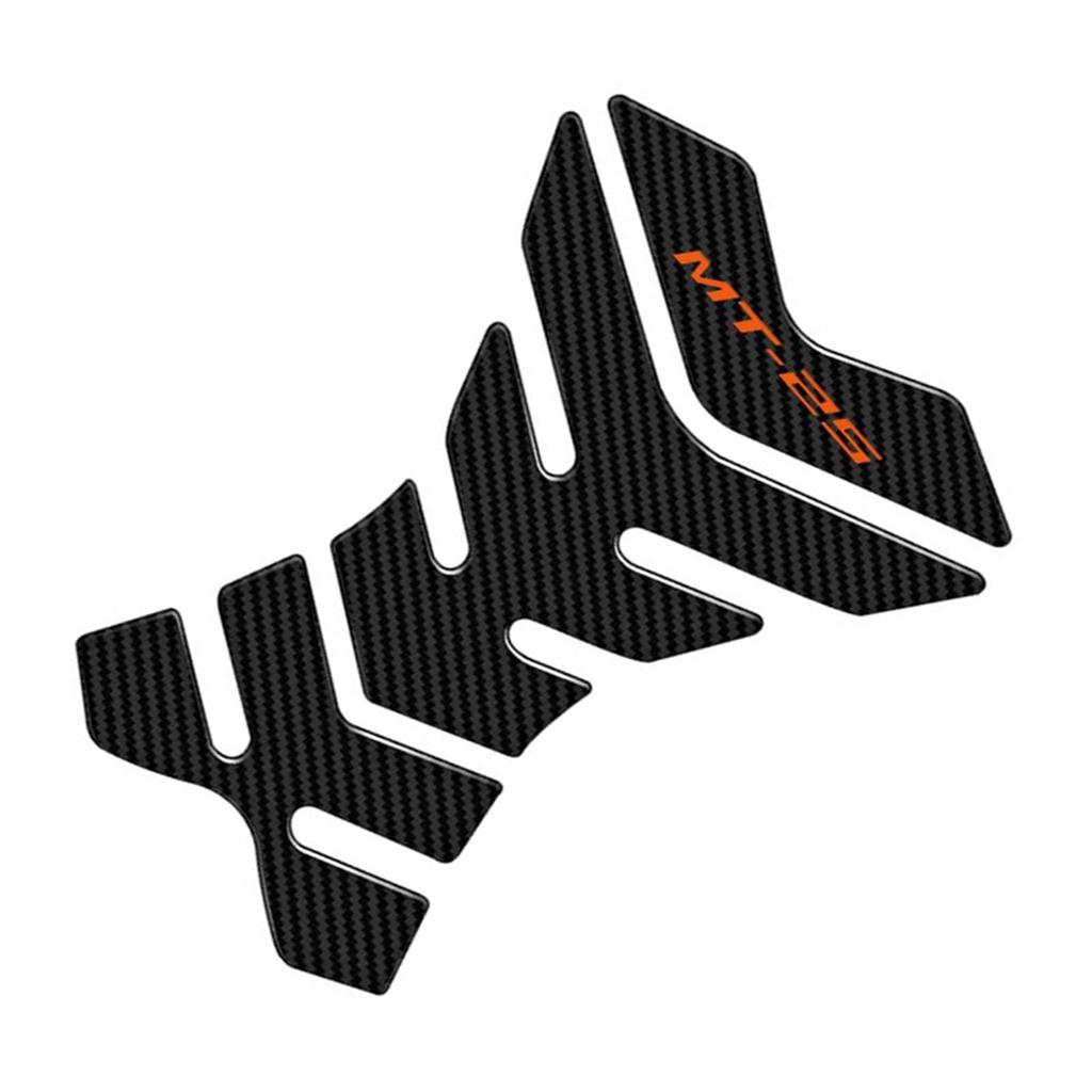 Motorcycle Body Sticker Fit Yamaha MT-25 MT25 Motorcycle Tank Pad Accessories Protector Sticker (Orange)