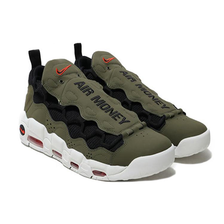 New Nike Air More Money Medium Olive AJ2998-200