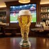 2 Pièces Verre à Bière Troisième de Football, Verre de Célébration de Football pour le Jour de Match, Capacité 500ml Vaisselle de Fête de Football pour Fêtes BBQ Bar Maison
