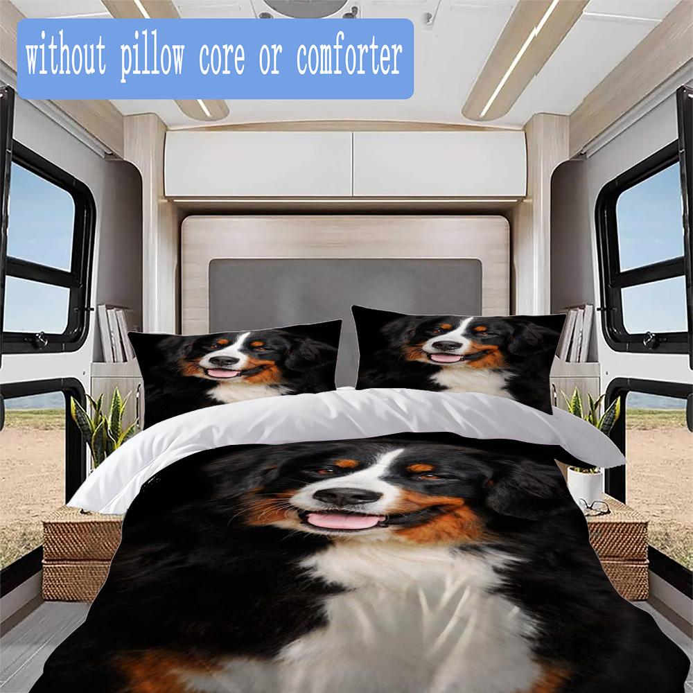 Cute Puppy Pattern Bedding,Quilt Set Quilt Cover Pillowcase Home Birthday Gift (1*duvet cover+2*pillowcase,without core)ZSJT0917281