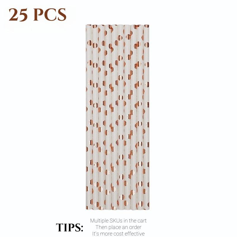 Rose Gold Party Tableware Kit Table Cloth Knife Fork Spoon Paper Cup Plate Straws Baby Shower Wedding Birthday Party Decorations