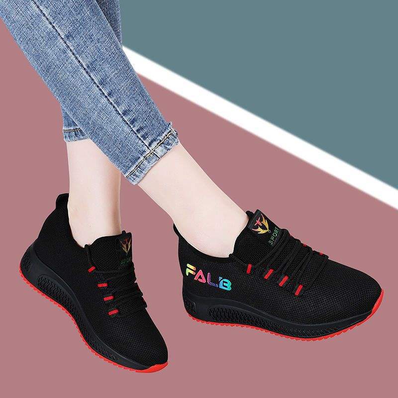 ****** and Autumn old ******* cloth shoes women's non-slip s**t-soled breathable middle-aged mother sports shoes light walking shoes