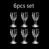 Small glass cup set suitable for Scotch whiskey, bourbon, tequila, brandy, vodka, and Christmas-themed outdoor swimming pools, beach trips, camping,
