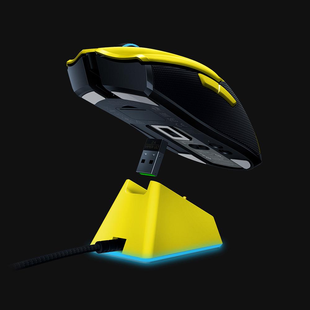 マウス・トラックボール razer viper ultimate cyberpunk 2077 Mouse Gamer Razer Viper Ultimate Cyberpunk KaBuM
