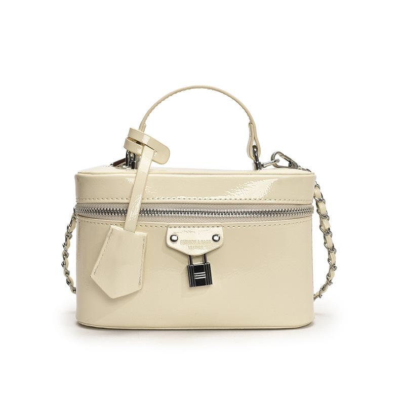 Niche fashion versatile handbag small bag women's 2025 summer chain bucket bag single shoulder messenger box bag