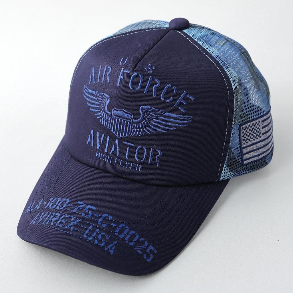 AVIREX Standard Military Mesh Cap XL Navy