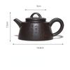 Yixing Raw Ore Purple Sand Pot Traditional Pattern Purple Clay Teapot Handmade Kettle Tea Pot Kung Fu Teaware