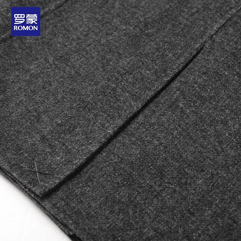 Luomeng Men's Double-Faced Wool Blend Winter Overcoat