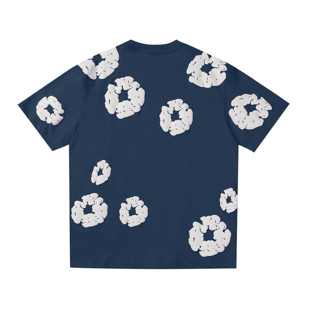 Women's And Men's Casual Fashion T-Shirt Round Neck Short Sleeve Top Printed Top