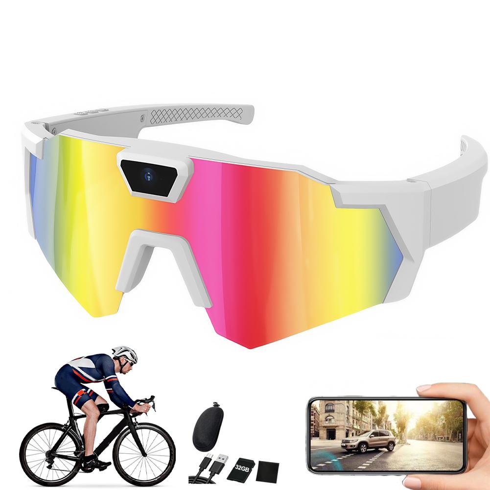 HD Video Glasses Action Camera Sunglasses Smart Glasses Sports Glasses Bicycle Motorcycle Driver Recorder Camera Glasses