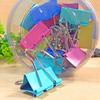 1 Bakje Diverse Kleuren Metalen Papierklemmen Kantoor Document Bestand Ticket Binder Clips