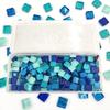 100g Diy Mix Color Glitter Glass Mosaic Stones Mosaic Tiles Glass Pebbles Crafts Material Puzzle For Diy Mosaic Making  Arte