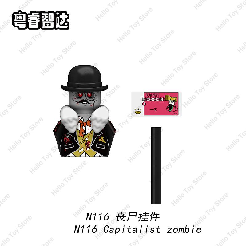 2024 City Halloween Zombie Series Walking Deads Ghost Mini Action Figure Building Blocks Soldiers MOC Bricks Kid DIY Gifts Toys