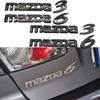 Modified Car Body Emblem Sticker Auto Rear Trunk Badge Decal for 2 3 6 8 CX3 CX5 MX3 CX4 CX9 CX7 RX8 Protege Accessories