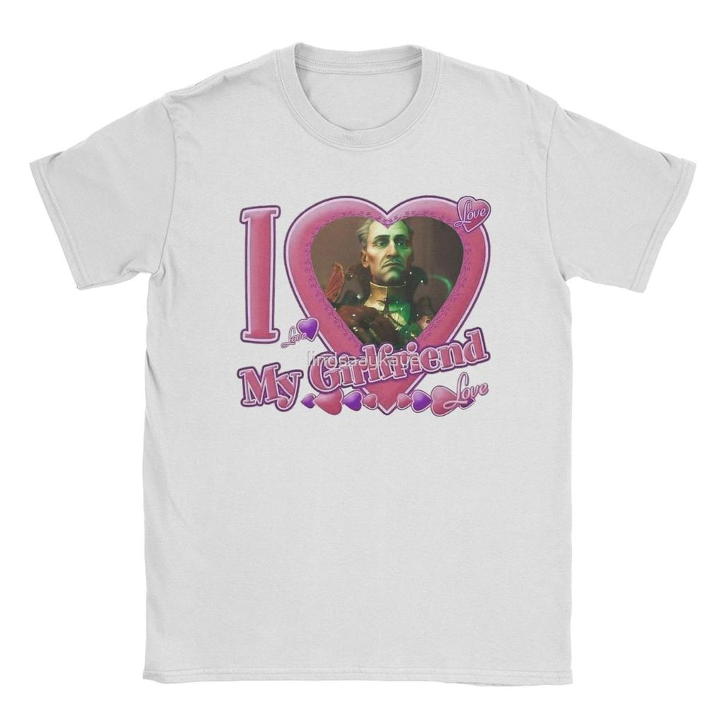 Emmrich Volkarin I Love My Girlfriend T-Shirts for Men Crew Neck Cotton T Shirt Dragons Ages Short Sleeve Tee Shirt Clothing