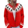 Women'S Christmas Sweater Cute Fun Christmas Sweater Fall And Winter Long Sleeve Knitted Sweater