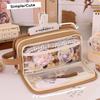 Portable Pencil Case Five-layer Stationery Bag New Stationery Organizer  Student